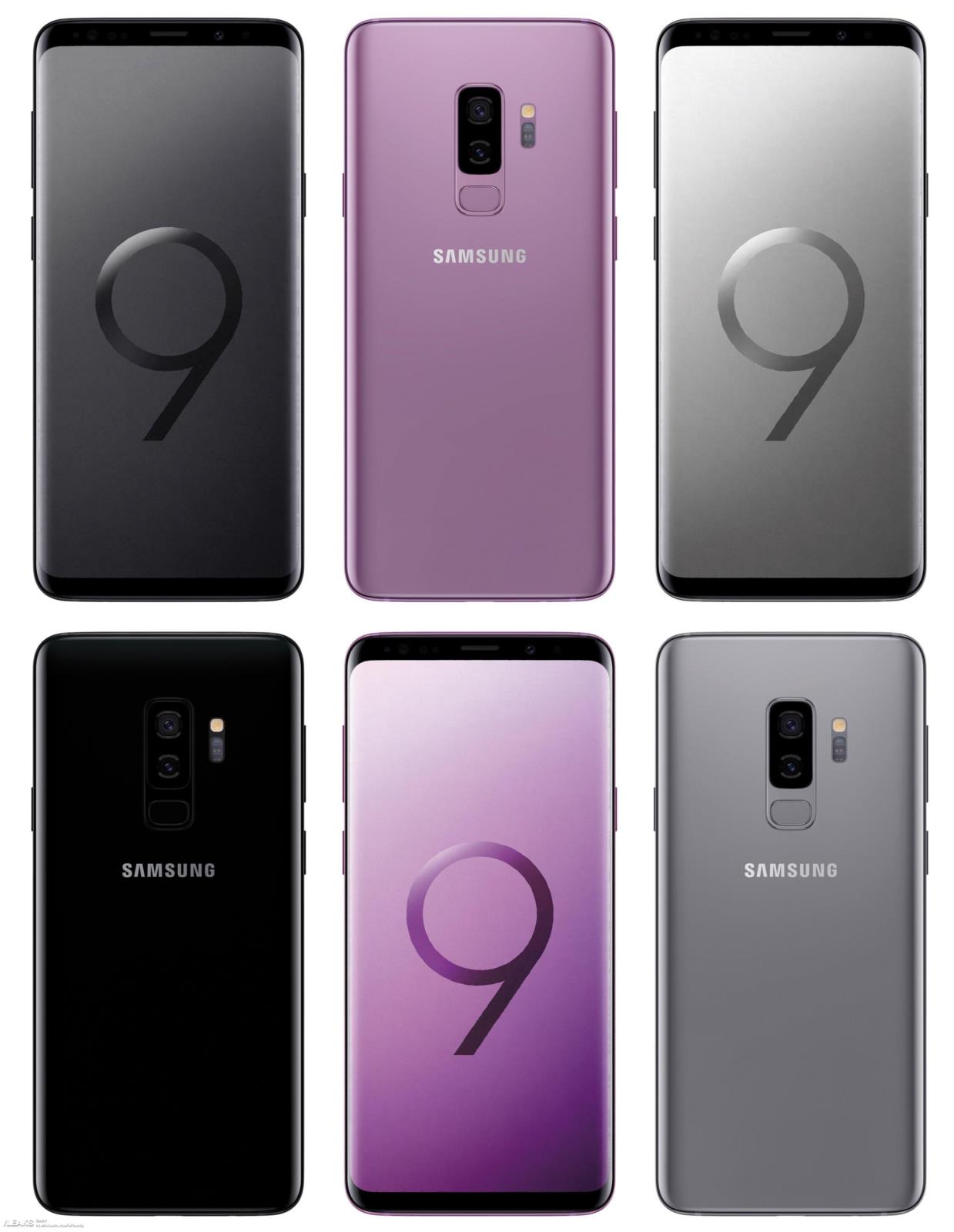 مشخصات رسمی Galaxy S9 و Galaxy S9 Plus فاش شد